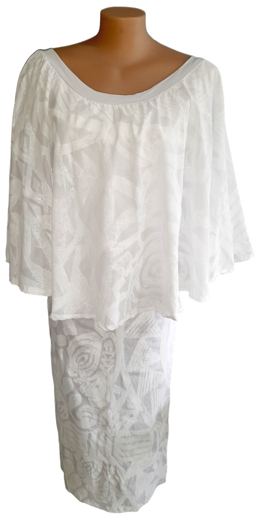 Fa'alele Dress White 14