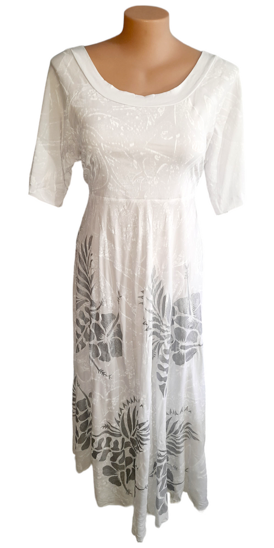 Siva Manea Dress  White Silver 24