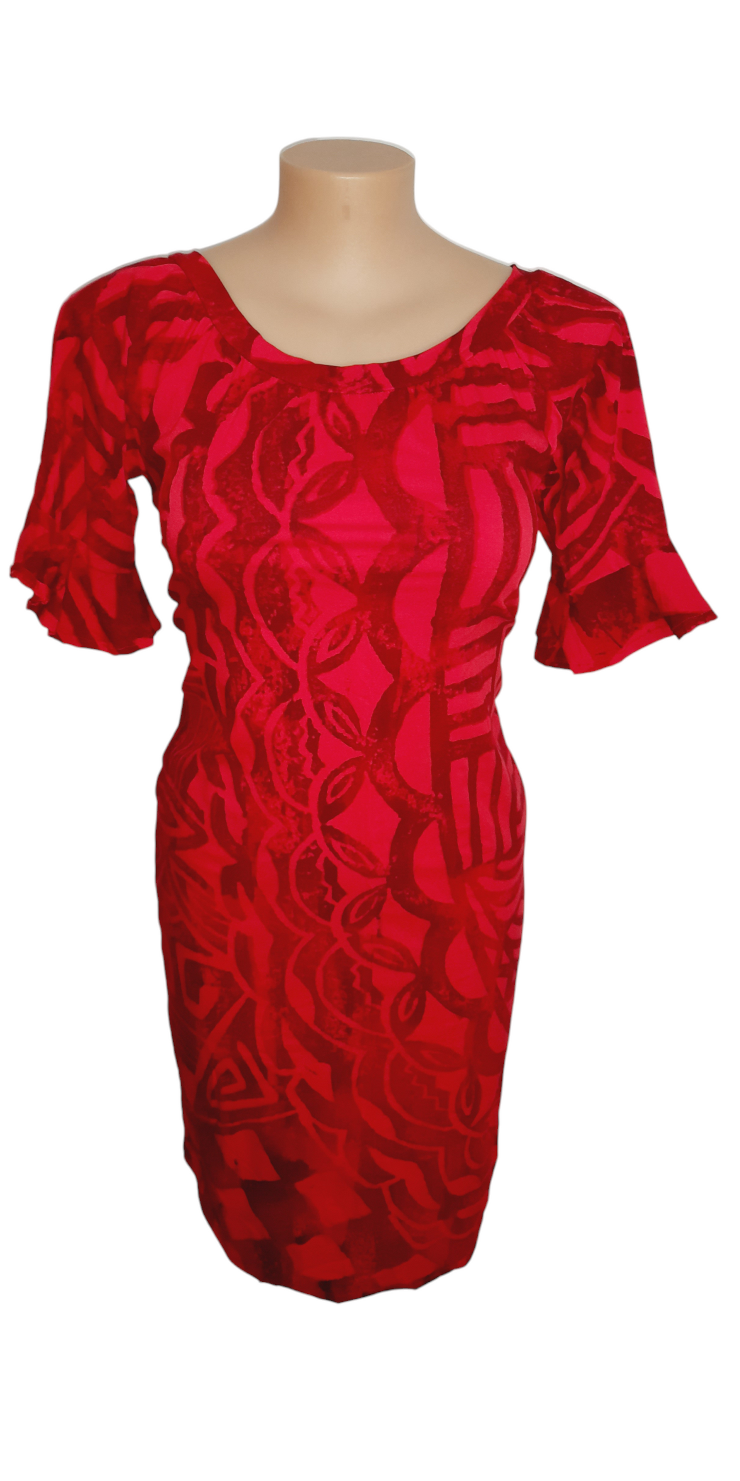 Martha Midi Dress Red 16