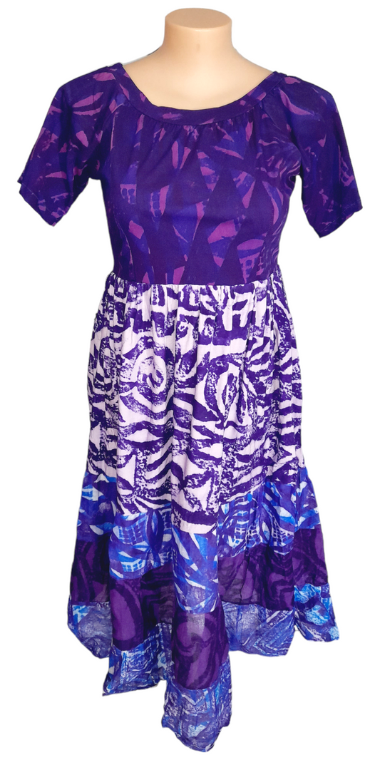 Tapita Dress Purple Blue 14