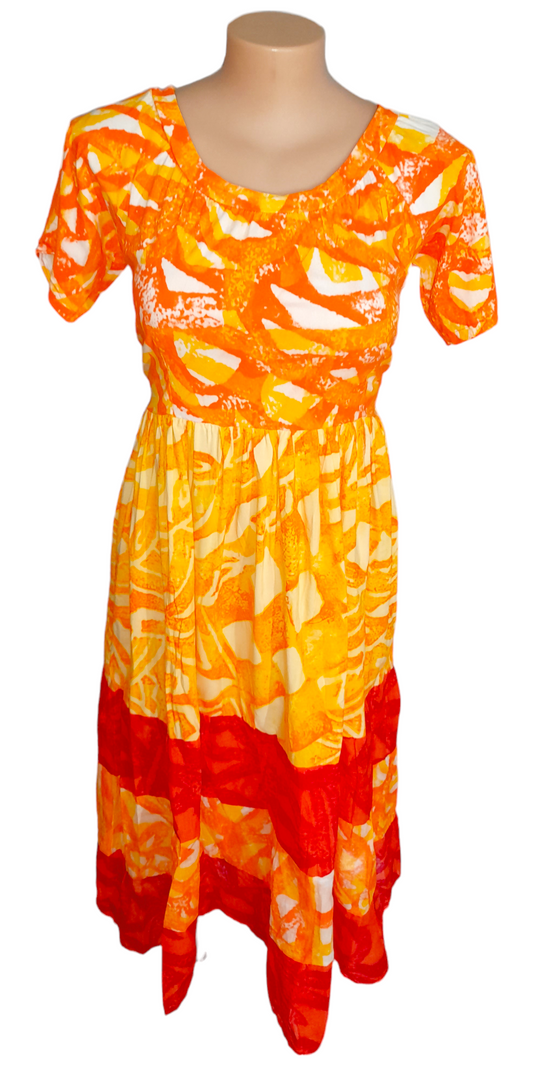 Tapita Dress Yellow Orange 20