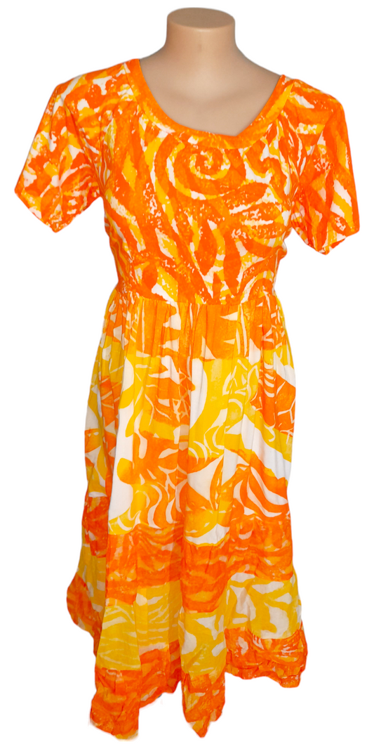 Tapita Dress Orange Yellow 20