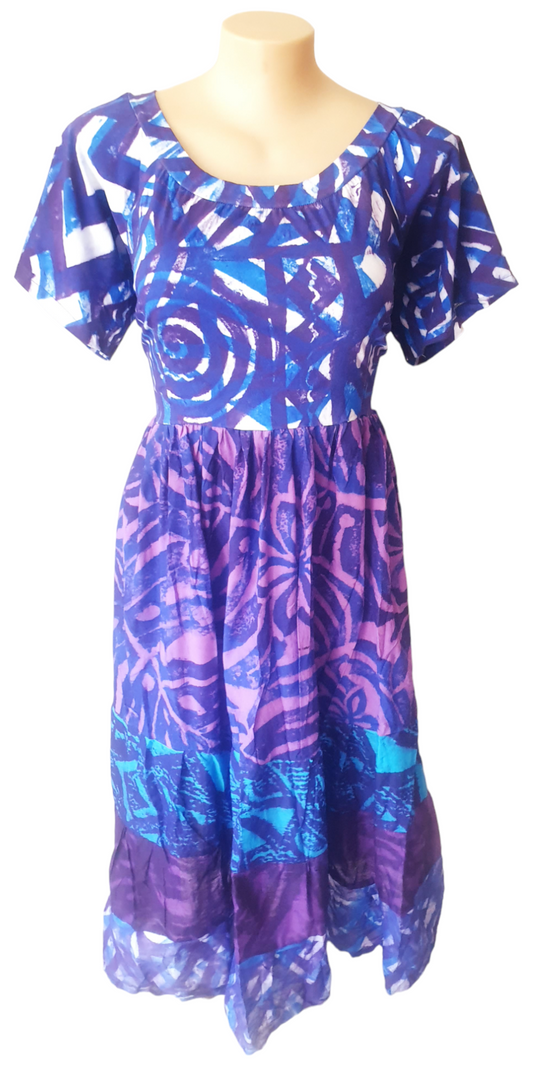 Tapita Dress Blue Purple 26