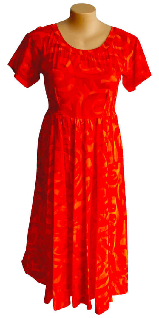 Eva Manea Dress Red Orange 18