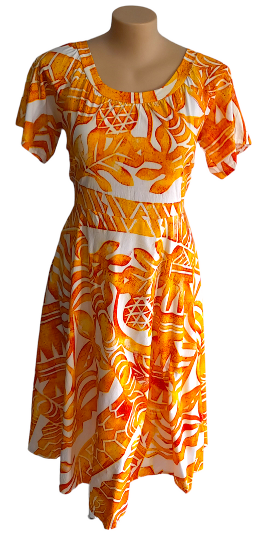 Eva Manea Dress Yellow Orange 24