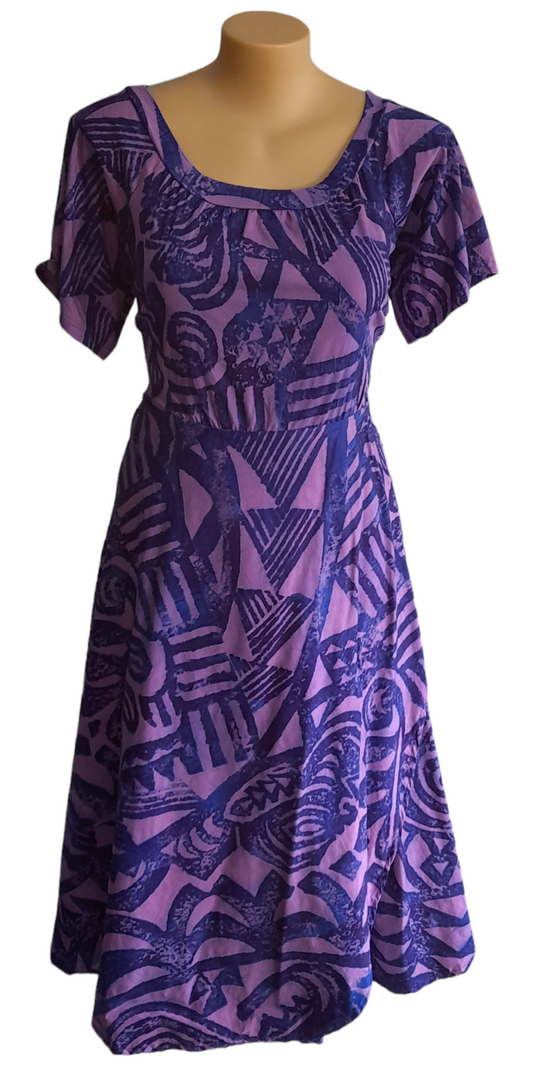 Melanee Dress Purple Blue 26