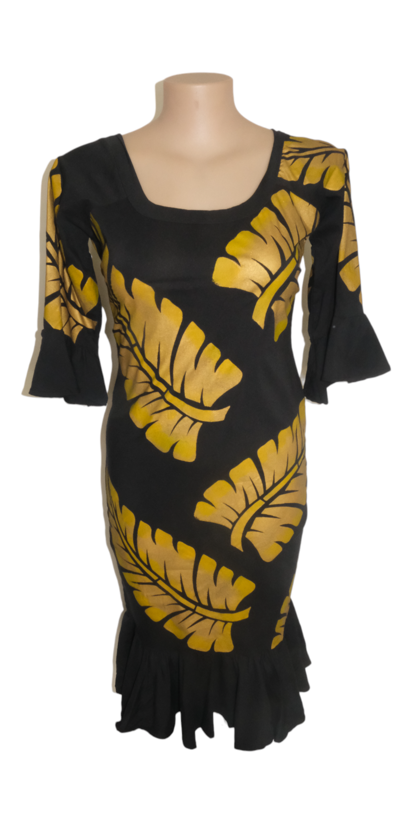 Martha Siva Dress Black Gold 16
