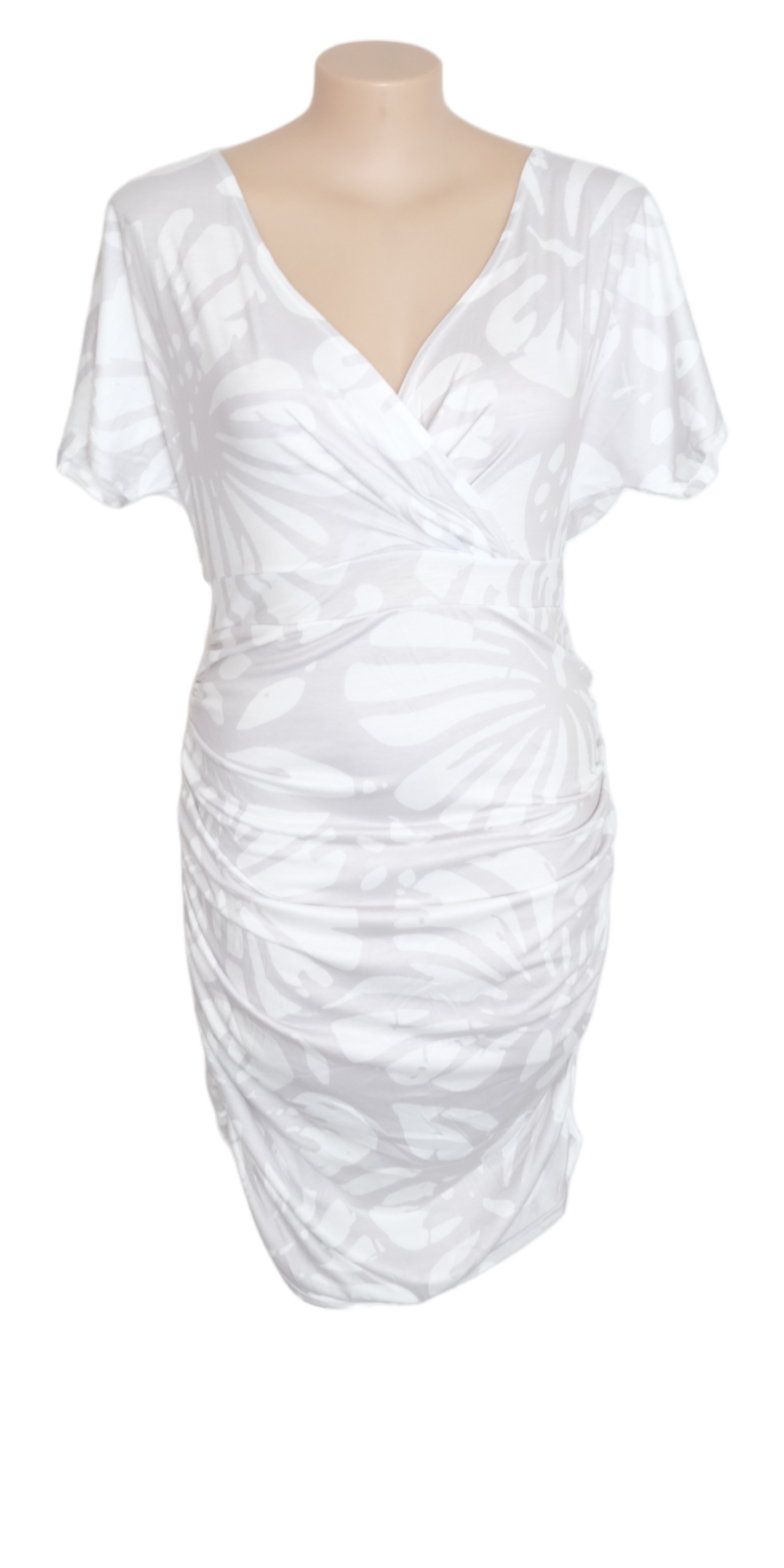 Vania Midi Dress White 18 -22