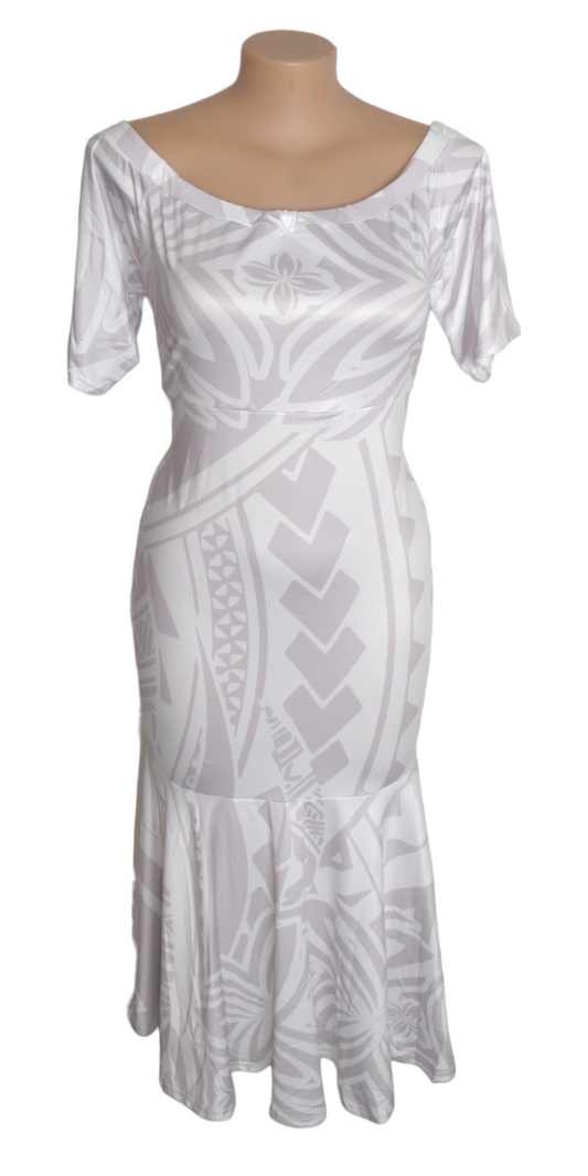 Vania Maxi Mermaid Dress White 18 / 22