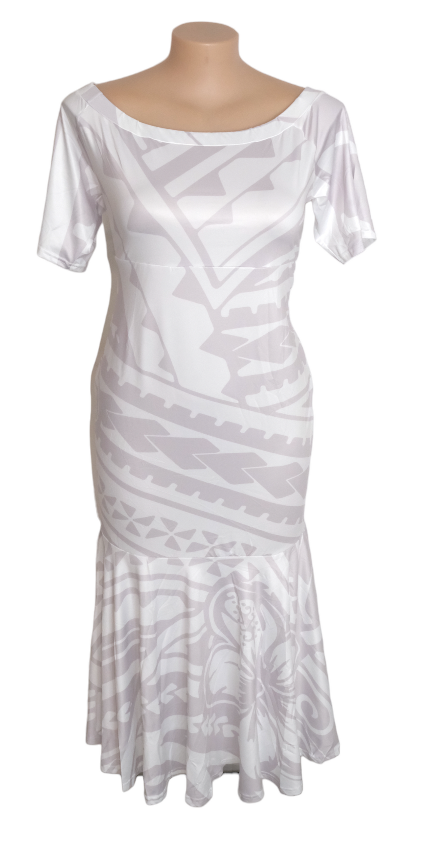 Vania Maxi Mermaid Dress White 20